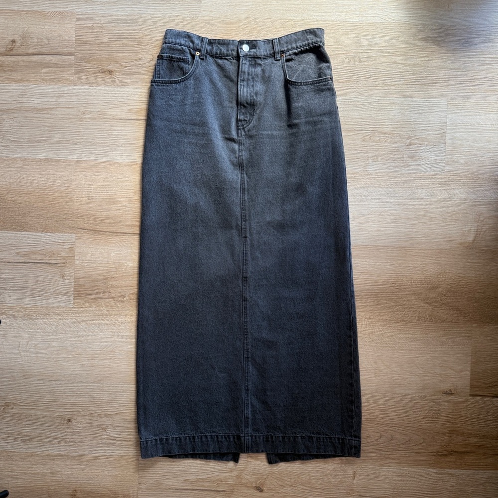 H&M Long Denim Skirt